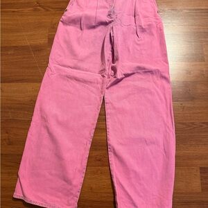 CHANEL WIDE LEG HIGH RISE JEANS